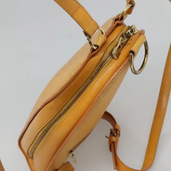 LOUIS VUITTON Epi Mabillon Backpack Yellow LV Auth - Picture 7 of 16